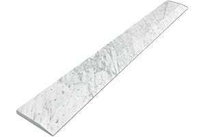 Hollywood Carrara Marble Threshold Floor Transition - 4" x 36"