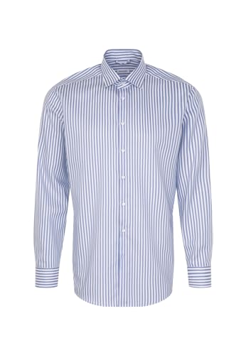 Chemise homme manches longues coupe droite Seidensticker coton regular fit business chic