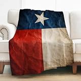Levens Texas Flag Throw Blanket