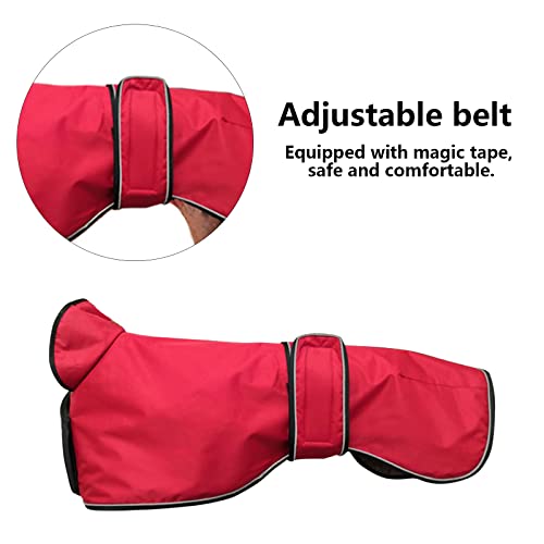 Pethiy Waterproof Dog Jacket, Dog Winter Coat With Warm Fleece Lining, Outdoor Dog Apparel With Adjustable Bands For Medium, Large Dog Red Xxxl #TOP2