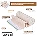 Premium Elastic Bandage Wrap (6” Wide, 4 Pack) - Nexskin Latex Free Athletic/Medical Compression Bandages Hook & Loop Fasteners at Both Ends - Lifetime Washable & Reusable Bandages