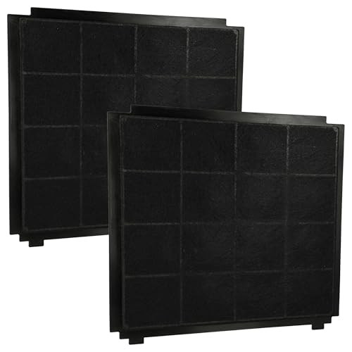 vhbw 2x Filtres à charbon actif compatible avec Airforce F212, F212 90 BK S4BK, F212 BL/A/60, F212 BL/A/90, FASCIA hotte aspirante