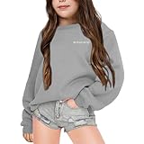 Mädchen-Kapuzenpullover und -Sweatshirts für den Winter, Freizeitkleidung, Rundhalspullover für...