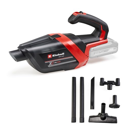 Einhell Akku-Handstaubsauger TE-HV 18/06 Li-Solo Power X-Change (18 V, 72 mbar Saugleistung, inkl. Fugendüse, Polsterdüse, Bodendüse, 0,6 L Staubbehälter, ohne Akku)