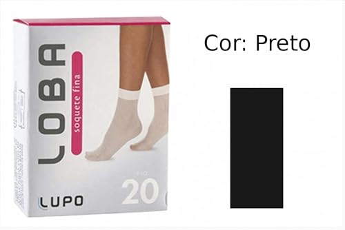 Meia-calça Lupo Fio 20 Feminino, Preta, Único