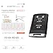 Car Key Fob Remote Keyless Entry Control OUC6000066 315MHz 5 Button Replacement for 2007-2013 Cadillac CTS DTS SRX