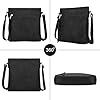 DOB SECHS Soft PU Leather Crossbody Bags for Women, Cross Body Bag with Multiple Pockets, Adjustable Strap, Perfect for Daily Use，Black #3