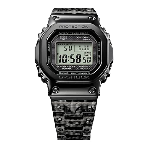 Casio G-Shock GMW-B5000EH-1DR Black IP Digital Dial Black IP Stainless Steel Solid Band Men's Watch Eric Haze Limited Edition Collaboration G1321 - Image 3