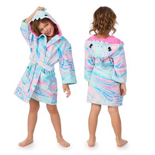 Image of Saint Eve Kids Hooded Terry Robe - Super Soft & Plush 100% Cotton Beach and Pool Fun Character Cover-Ups for Boys & Girls