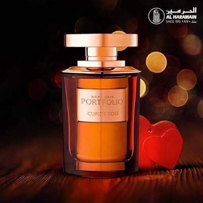 Al Haramain Portfolio Cupid's Rose - Arabian Perfume for Women - Long Lasting Perfume for Women - Floral Fragrances - Eau de Parfum for Women - 2.5 oz