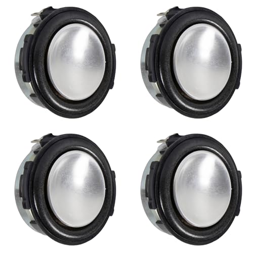 4pcs 4Ohm 3W Full Range Audio Speaker Replacement Stereo Loudspeaker Repair Magnet Electronic Speaker Compatible with JBL On Stage Crystal DIY