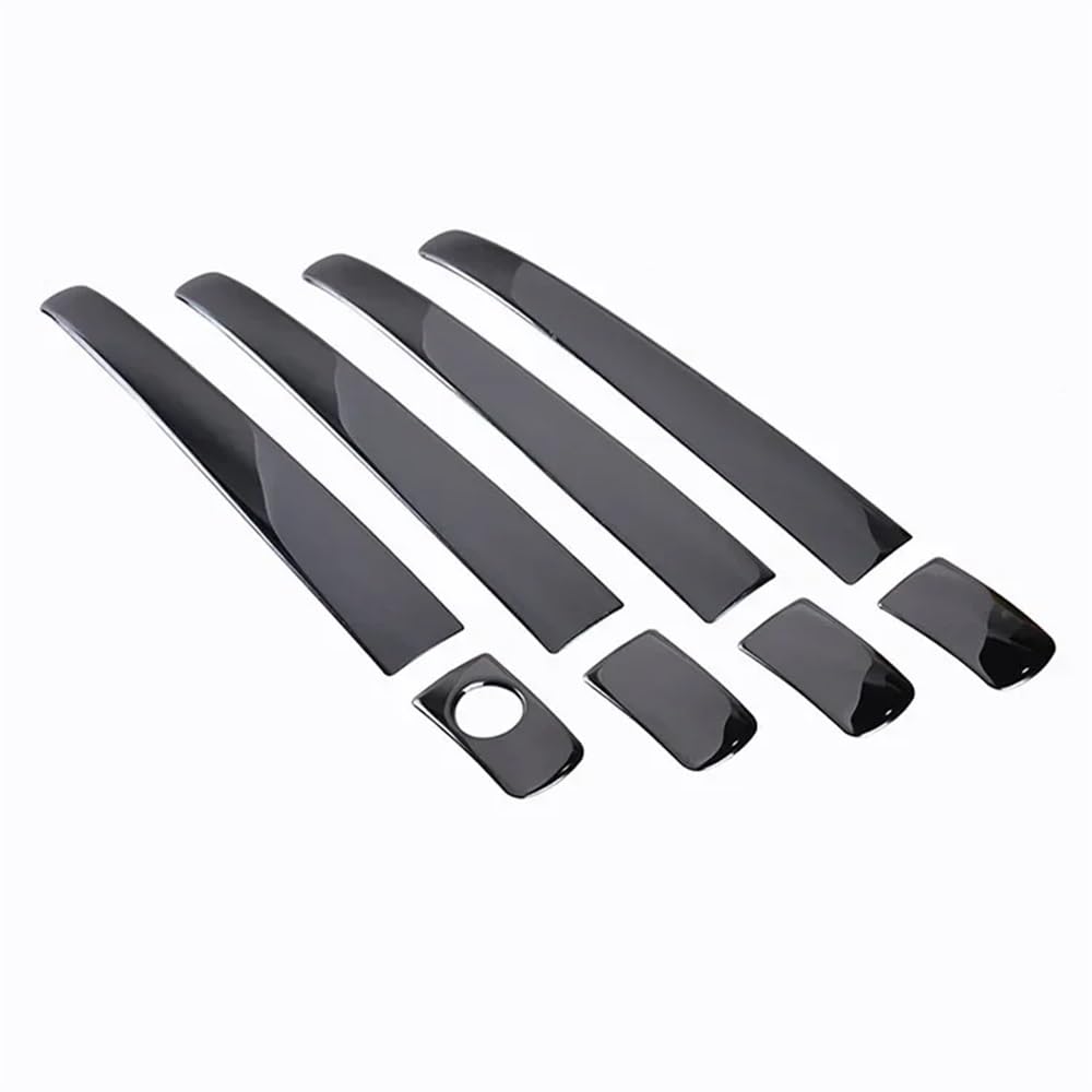 Mlhoghigd Black Door Handle Door Handle Cover Trim Molding Sticker Styling Bezel Overlay For Avalon For Xx40 2013-2017