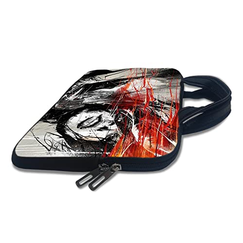 Image of TheSkinMantra Chain Laptop Sleeve Bag Compatible with Laptop /Macbooks /Chrombook /Notebook /Zbook (11.6 Inch [Handle], Spread Girl)