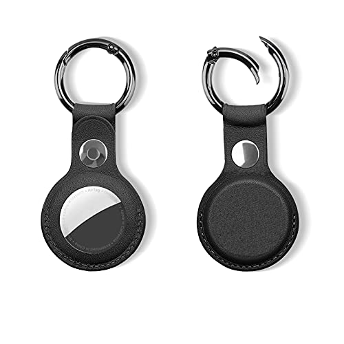 2 Pack AirTag Hülle mit Schlüsselring Cover