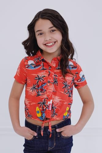 Marvel Spider-Man Matching Family Hawaiian Button Down Shirt Toddler to Adult Sizes (2T - 2XL)3