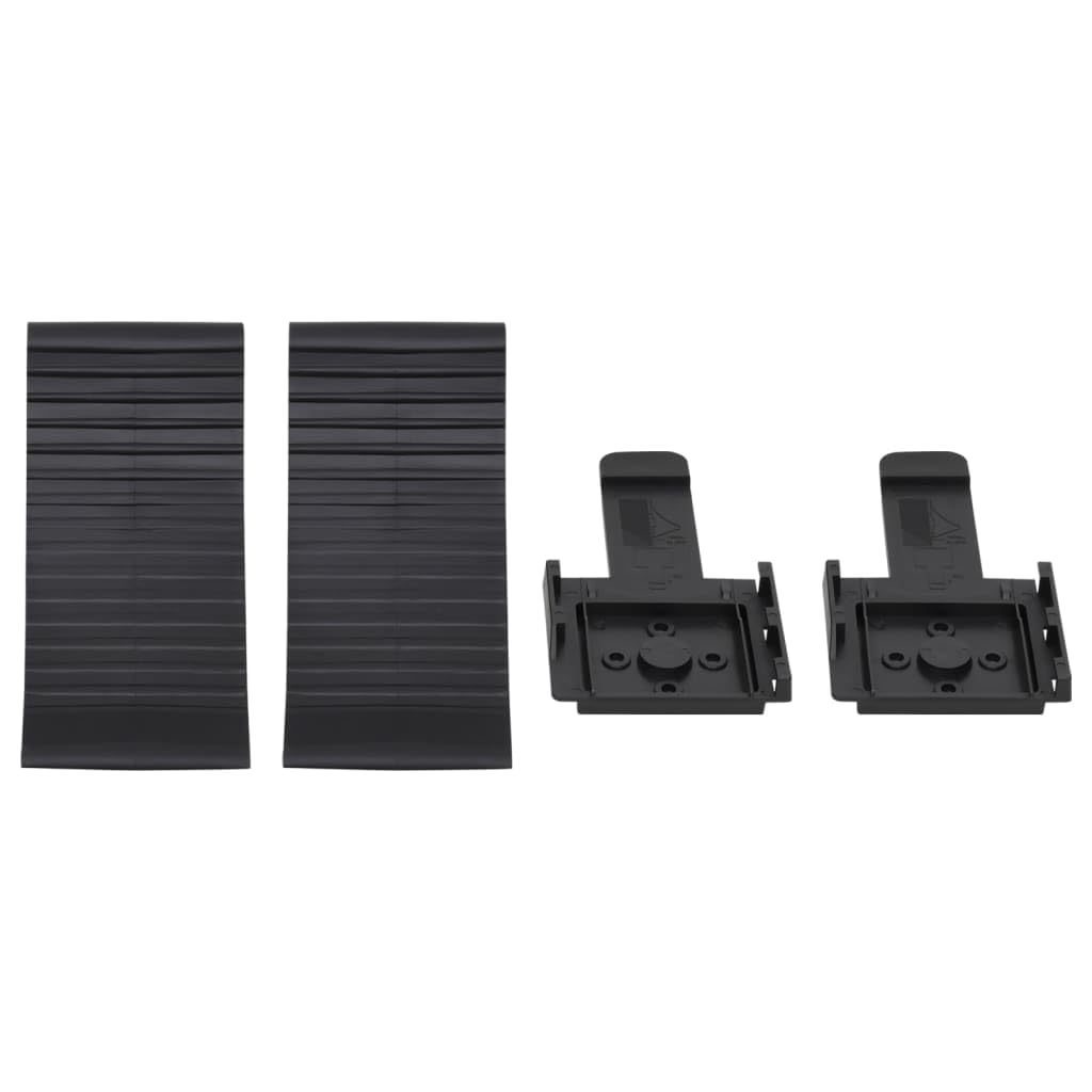 vidaXL Calzos para Ruedas 2 Unidades plástico 25x10x11,5 cm