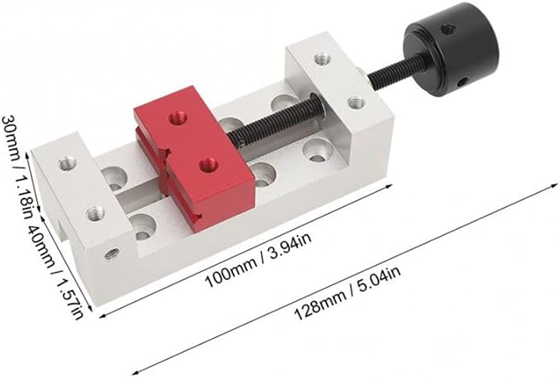50mm Mini Aluminum Flat Clamp Bench Table Vise Drill Press Vice Fixing Tool Carving