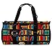 Bolsa de lona Bolsa de gimnasio Ligero Viaje Deportes Estantería Multi Hermoso, multicolor, 45x23x23cm/17.7x9x9in, Único