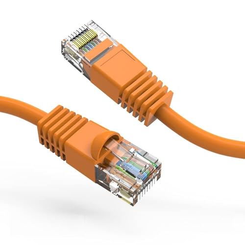 Cable Ethernet Cat6 UTP 1ft Naranja, Pack 2 miniatura 1