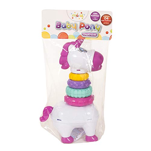 Unicórnio Baby Pony sem Som Solapa, Maral, Multicor