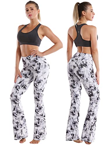 Image of BUBBLELIME 29 inch /31 inch /33 inch /35 inch /37 inch 3 Styles Women's High Waist Bootcut Yoga Pants Basic /Side Pockets Tummy Control Workout Flared