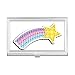 Universe and Alien Meteor Business Card Holder Case Pocket Box Wallet