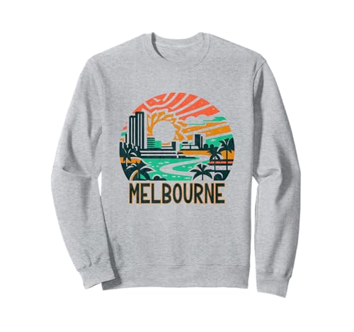 Diseño de Melbourne Australia | Melbourne Retro Sudadera
