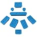Everydaysource Dark Blue Anti-dust Silicone Plug Cup Compatible With Apple MacBook Pro, 9-pieces