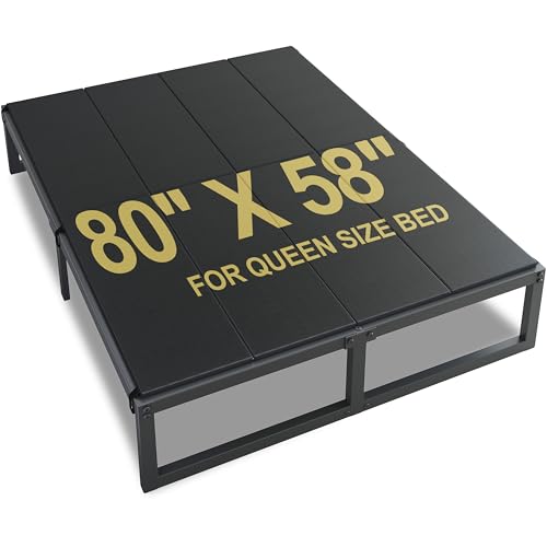 Lutown-Teen Bunkie Board Queen High-Density Polymer Bed Support...