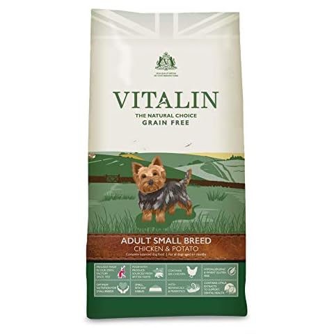 Vitalin The Natural Choice Complete Dry Grain Free Adult Small Breed Dog Food, Chicken, 6 kg Cover