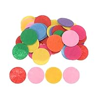 sourcing map 100 Stück Runde Bastelfilz 25mm, Filzkreise Handwerk Filz Pads Vliesstoff Filzkissen für Nähen, DIY Projekt, Bastelarbeiten, Handwerk, Decoration (Gemischte Farbe)