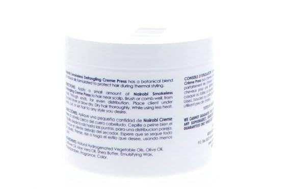 Nairobi Smokeless Detangling Creme Press 4oz