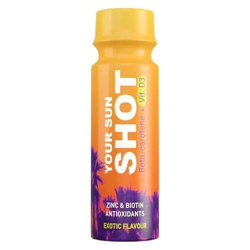 Your Sun Shot Napój do opalania 96 x 80 ml Tan Accelerator Napój do solarium i opalania duże opakowanie