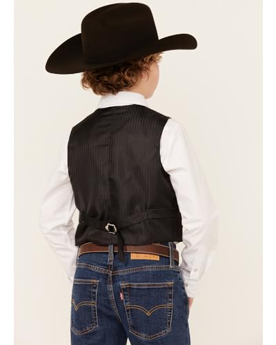 Scully Boys' Paisley Vest - Rw093k Bur4