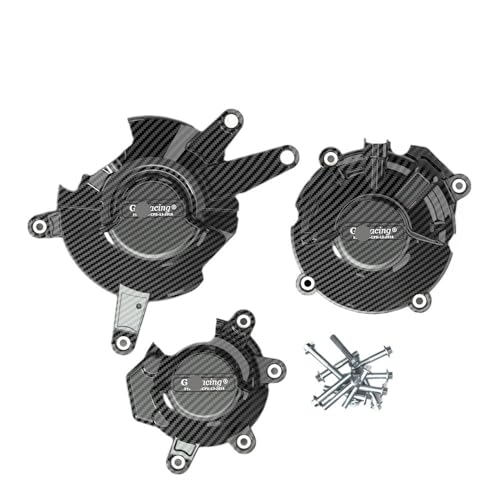 Couvercle stator CB650 protection moteur gauche look carbone CBR650R