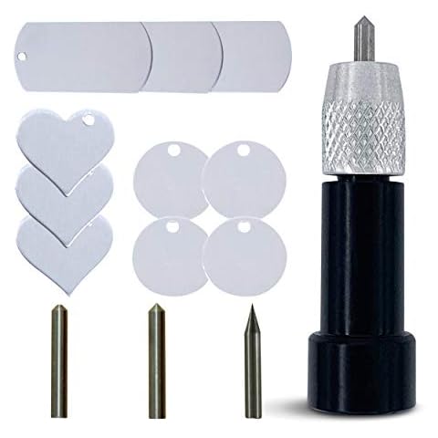 Etching/Engraving Tool Maker, Explore, Explore Air, and Explore One Compatible - 3-in-1 Tool with Precision, Normal, and Blunt Engraving Tips and Metal Stamping Blanks by Zoom Precision Cover