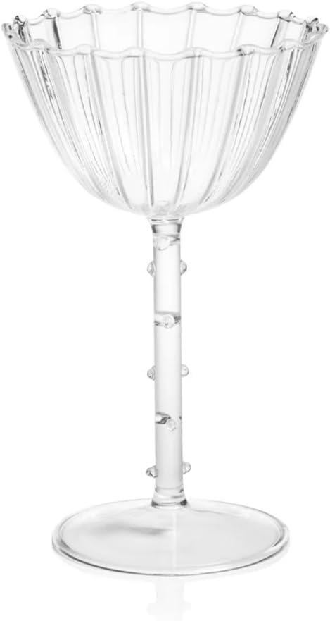 Zodax Chaumont Coupe or Martini Glass - Set of 4