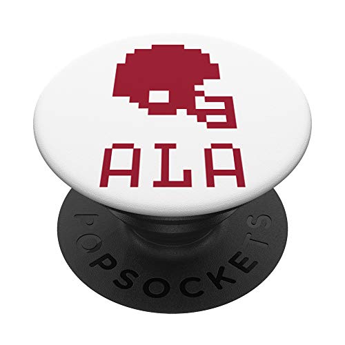 Alabama ALA Football 8-bit Retro Vintage envejecido PopSockets PopGrip Intercambiable