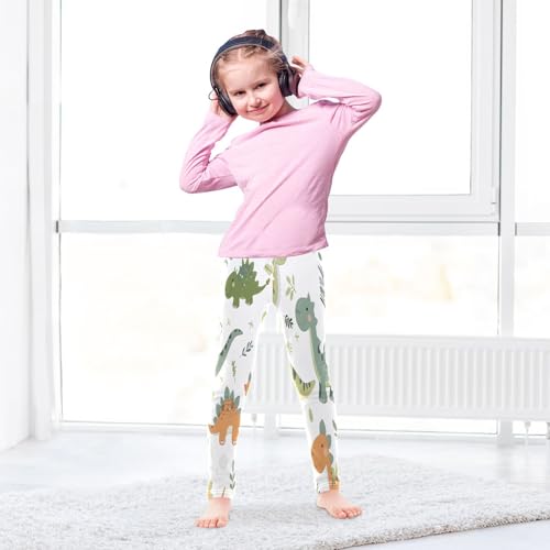 Bolaz Toddler Girls Leggings Printed Yoga Pants Leggings Dinosaurs Cute for Kids4