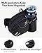 WATERFLY Gürteltasche Bauchtasche mit Flaschenhalter Damen und Herren, Atmungsaktiv Sport Hüfttasche für Laufen Radfahren Camping Klettern Reisen Wandern Joggen Hundetraining