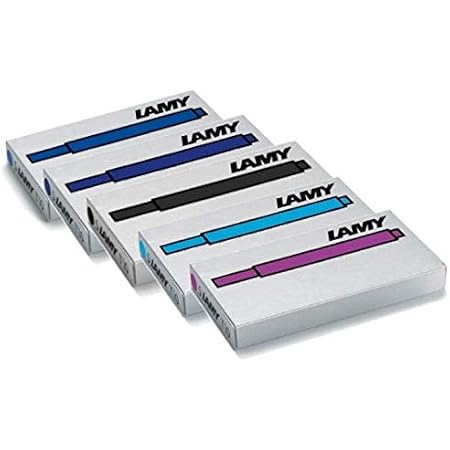 Lamy T10 Tintenpatronen – 20 Packungen (100 Stück), Königsblau, Löschbar, Für Alle Lamy Füller
