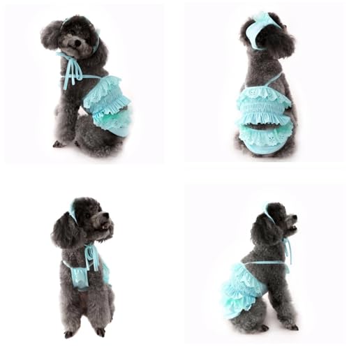 Disfraz de Cat y Perro Bikini & Gorra Verde M miniatura 6