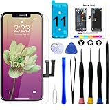 Brinonac Display für iPhone 11, 6,1 LCD 3D Touchscreen Digitalisierer Bildschirm Ersatz mit Reparaturset, Wasserfester Klebstoff und Gehärtetes Glas