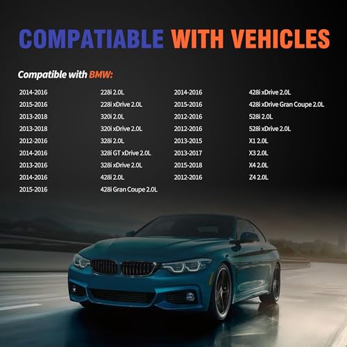 Image of HiSport Cylinder Head Valve Cover Gasket Seal 11127588418 | Compatible with BMW 228i xDrive 320i xDrive 328i GT xDrive 428i xDrive Gran Coupe 528i xDrive X1 X3 X4 Z4 2.0L 2012-2018