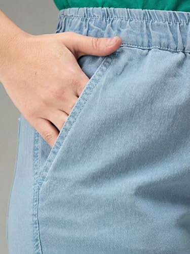 Image of Miss Chase A+ Women's Bootcut High Rise Regular Length Stretchable Denim Jeans
