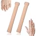 Kalevel 2pcs Adjustable Gel Tube Finger Protector Toe Separators for Bunions Sore Corns Hammertoes Gel Toe Separators Protector Toe Sleeves Protectors (S)