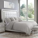 MICHAEL AMINI Baldwin 3-Piece King Comforter Set - Dove
