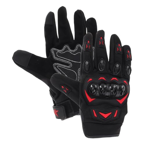 GLEAVI 1paar Outdoor Motorradhandschuhe rutschfeste wasserdichte Carbonfaser-Handschuhe Vollfinger-fitnesshandschuhe Für Herren Und Damen Für Radfahren Klettern Und Sportaktivitäten