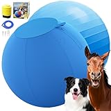 povee Happypaw 18'' Herding Ball for Dogs – Enhanced Chew Resistance & Heavy-Duty Material,Durable Dog Toy Agility Equipment for Australian Shepherds, Cattle, Border Collies, and Small/Medieum Breed