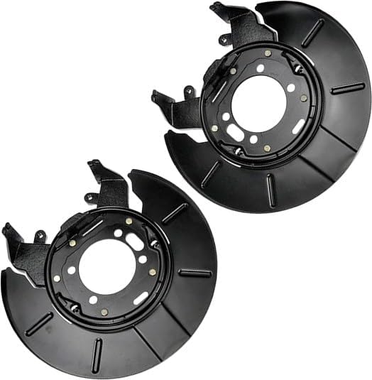 APDTY 140222 Disc Brake Caliper Bracket Backing Shield Plate Fits Rear Right Passenger-Side 2001-2007 Dodge Caravan Grand Caravan Chrysler Town & Country (Replaces 05073640AA, 5073640AA)